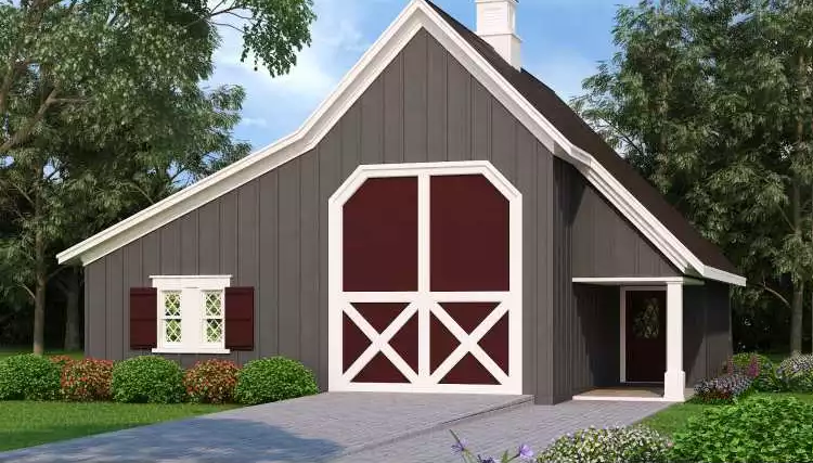image of garage house plan 2993